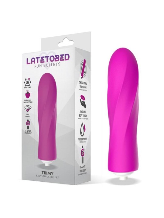 Vibromasseur - bullet » Trimy Easy Quick  Silicone  Rose