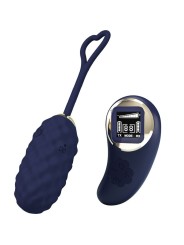 Vivian, uf vibrant avec télécommande (bleu)