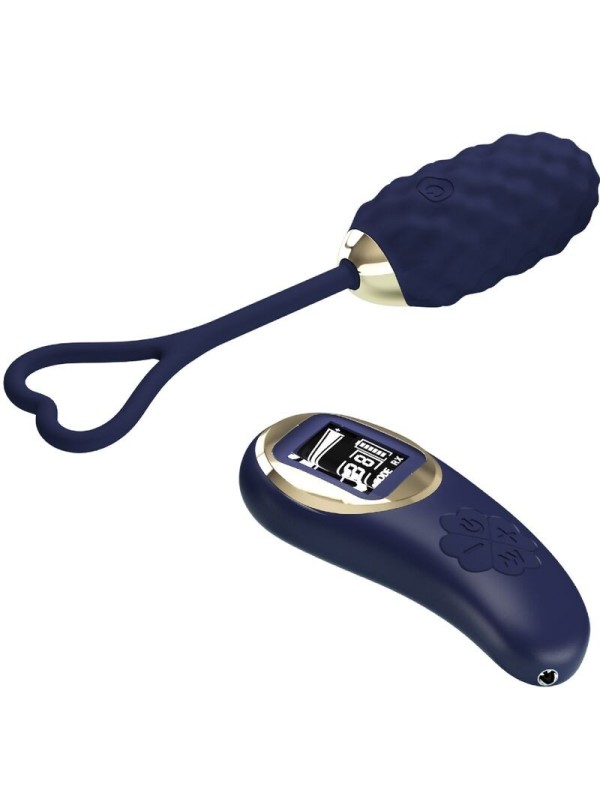 Vivian, uf vibrant avec télécommande (bleu)