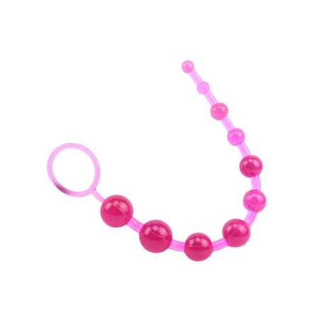 Chaine boules anales Sassy 30 Rose