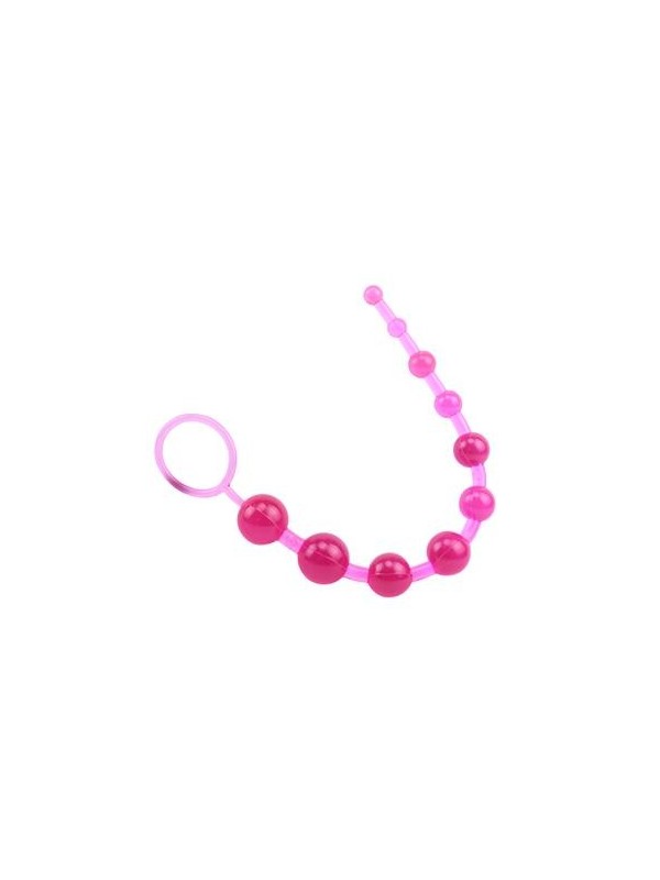 Chaine boules anales Sassy 30 Rose