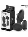 Plug anal avec languette vibrante et télécommande