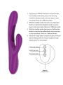 Apolo, vibromasseur multifonction rechargeable (7 modes de vibration) avec languette oscillante (violet)