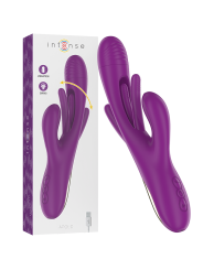 Apolo, vibromasseur multifonction rechargeable (7 modes de vibration) avec languette oscillante (violet)