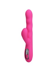 Winters, vibromasseur lapin multifonction avec écran LED (rose)