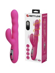 Winters, vibromasseur lapin multifonction avec écran LED (rose)