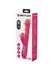 Winters, vibromasseur lapin multifonction avec écran LED (rose)