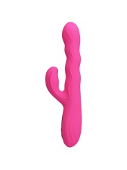 Winters, vibromasseur lapin multifonction avec écran LED (rose)