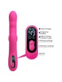 Winters, vibromasseur lapin multifonction avec écran LED (rose)