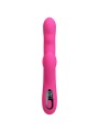 Winters, vibromasseur lapin multifonction avec écran LED (rose)
