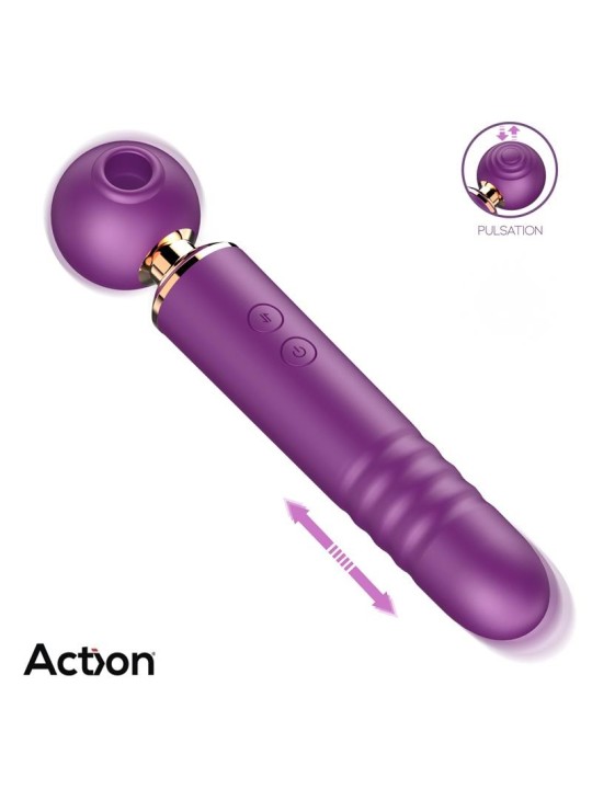 Vibromasseur Arion avec succion, mouvement de va-et-vient et pulsations