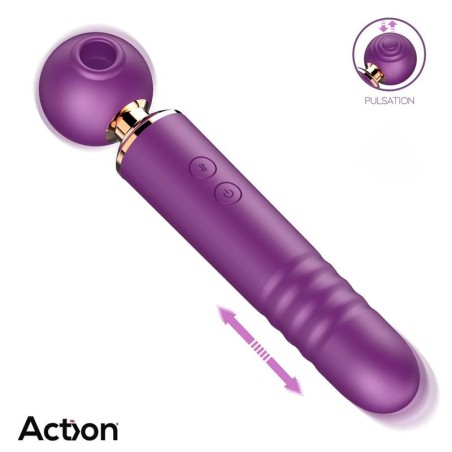 Vibromasseur Arion avec succion, mouvement de va-et-vient et pulsations