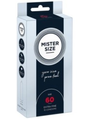 Préservatifs Mister Size 60mm x10