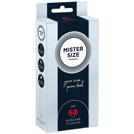 Préservatifs Mister Size 60mm x10