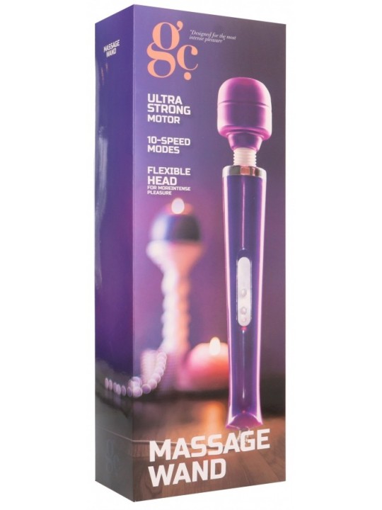 Stimulateur Mega Wand 32cm - Tête 6cm Violet