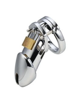 Cage de chasteté STEEL PADLOCK 12 x 3.5cm (Diamètre : 45 mm)