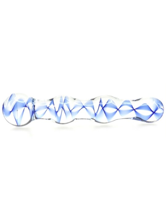 Gode en verre Screw Beads 17 x 3.5cm