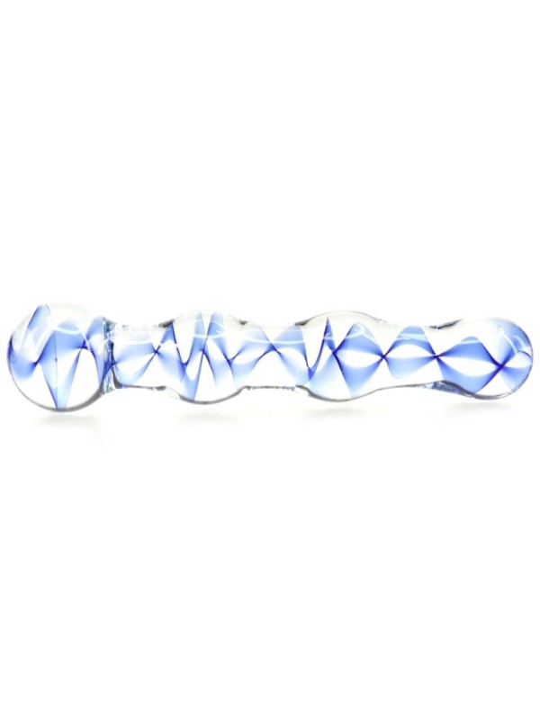 Gode en verre Screw Beads 17 x 3.5cm