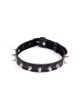 collier clous 43cm noir