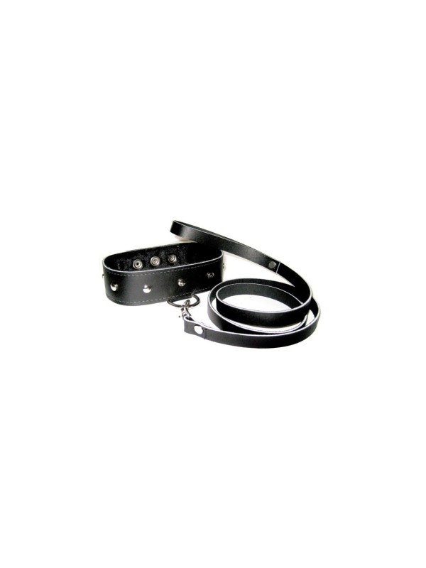 Sangle collier cuir