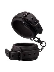 menottes chevilles black shadow cuir vegan