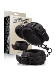 menottes poignées black shadow cuir vegan