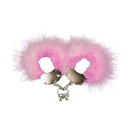 menottes et peluche  métal rose - adrien lastic