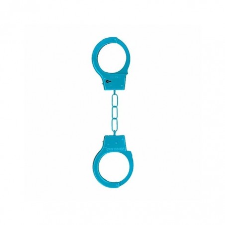 Menottes métal bleu