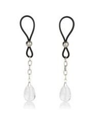 Pince tetons pendentifs cristal blanc Calexotics