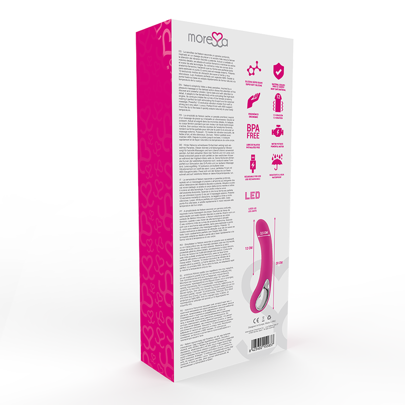vibro nelson silicone rose moressa