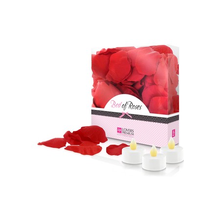 pétales de rose rouge de loverspremium