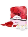pétales de rose rouge de loverspremium