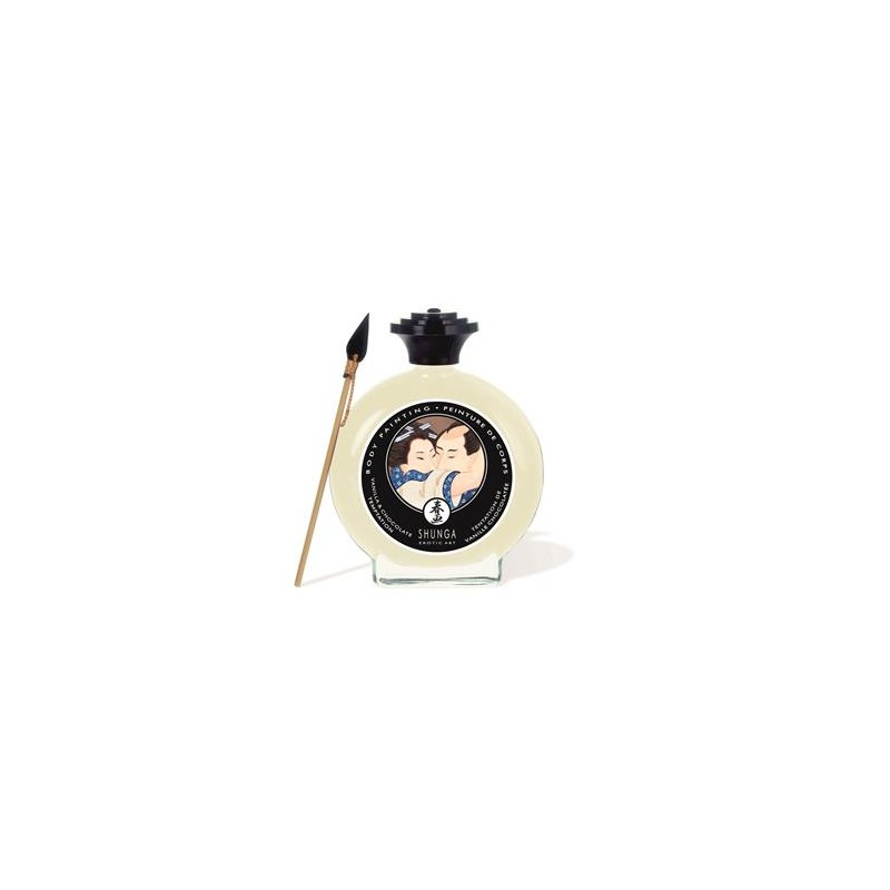 peinture corporelle shunga vanille et chocolat