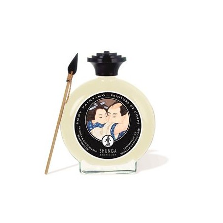 peinture corporelle shunga vanille et chocolat