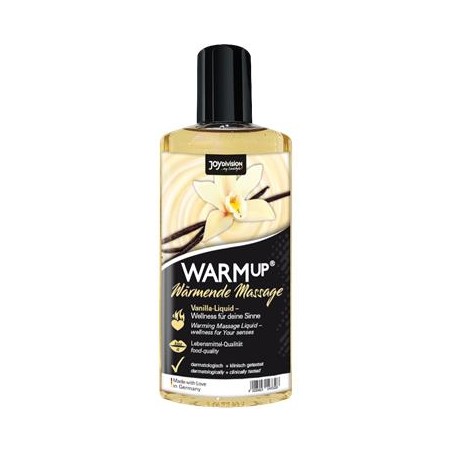 huile massage warmup vanille 150ml