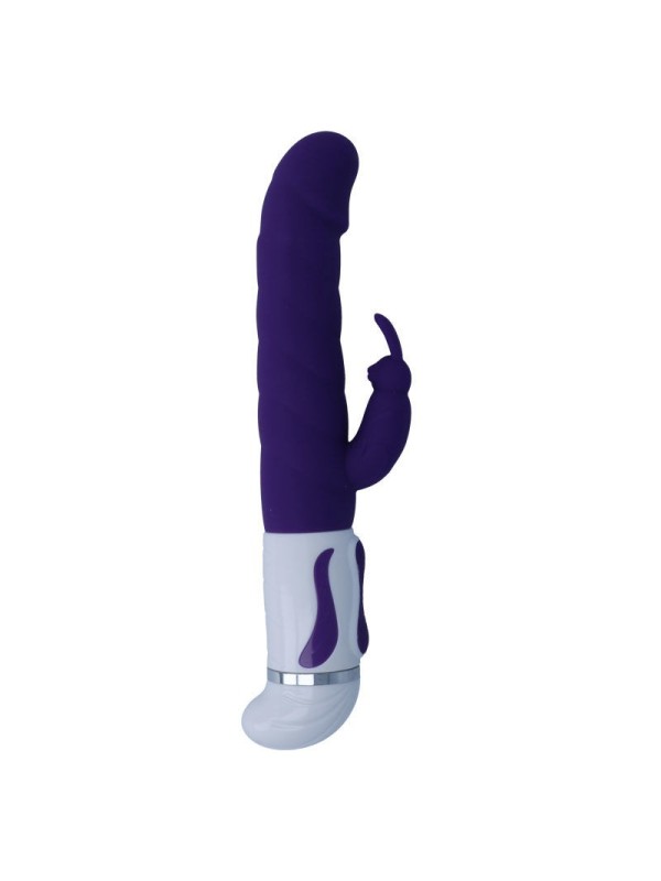 Vibro rabbit tournant bobbler lila