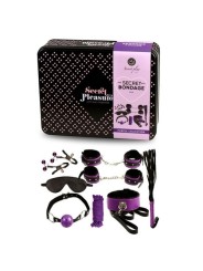 secret play bdsm set 8pcs lila / noir
