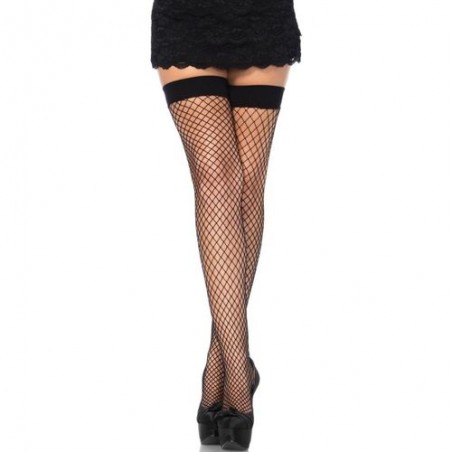 bas maille filet noires T:U leg avenue