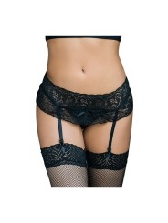 queen porte-jarretelles tanga fleuri l/xl