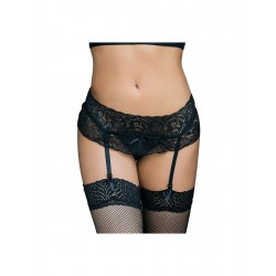 queen porte-jarretelles tanga fleuri l/xl