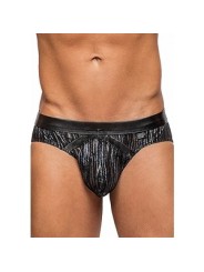 Tanga Homme rayures noir M Male Power