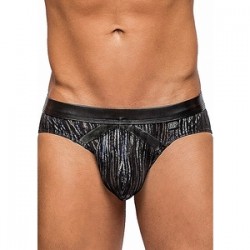 Tanga Homme rayures noir M Male Power