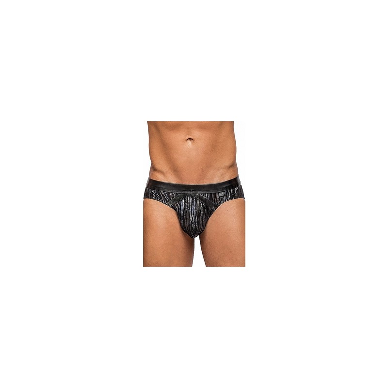 Tanga Homme rayures noir M Male Power