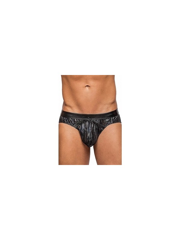 Tanga Homme rayures noir M Male Power