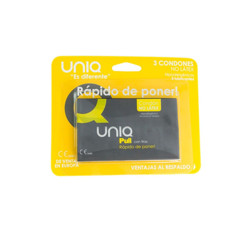 préservatif sans latex 3 u. tirette uniq