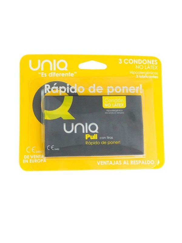 préservatif sans latex 3 u. tirette uniq