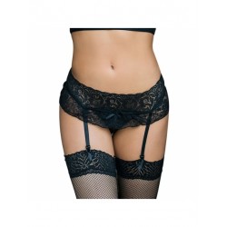 queen porte-jarretelles tanga fleuri s/m