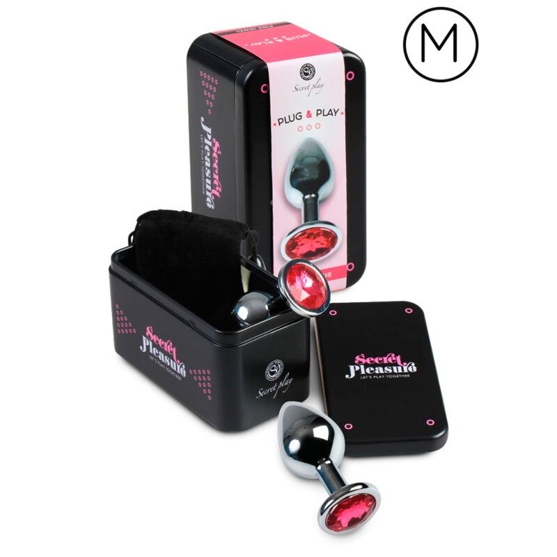 plug anal fuchsia 8cm M secret play