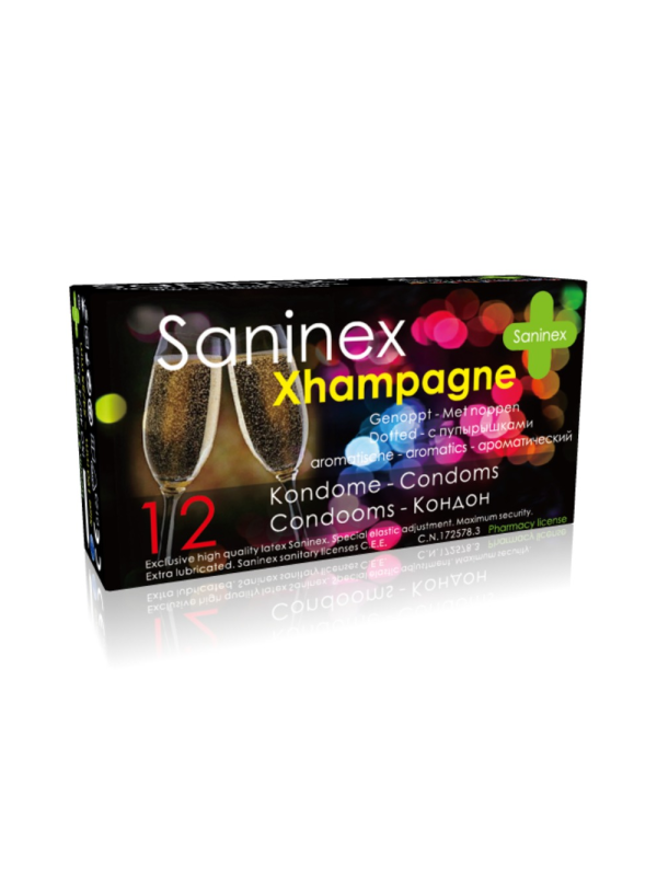 preservatifs xhampagne 12u saninex