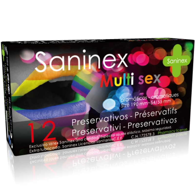 preservatifs multisex 12u saninex